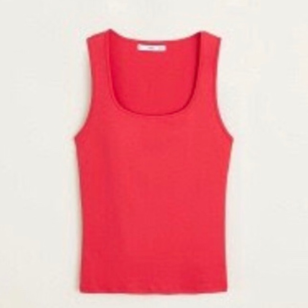 Mango Women Jersey Tank Top Tomas
